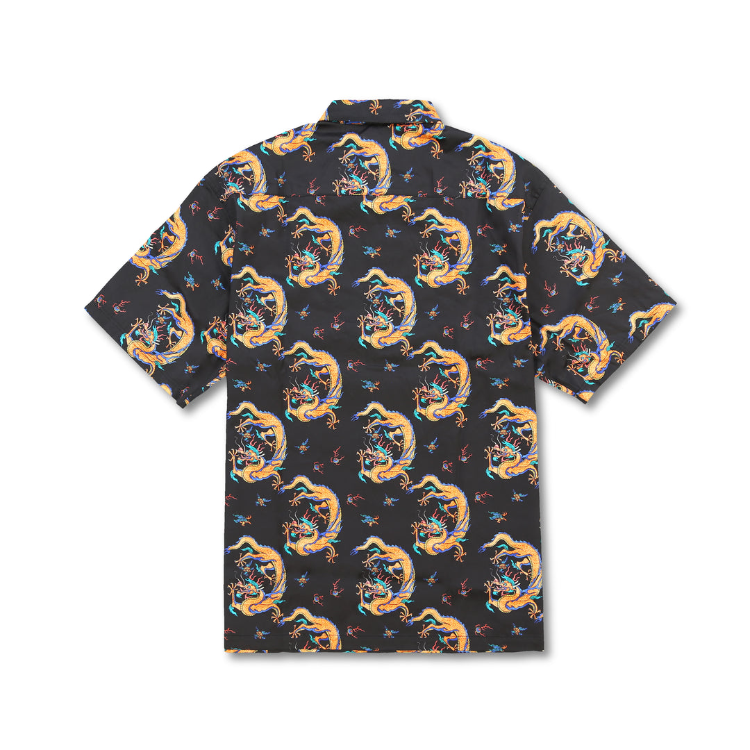 Sunset Dragon Button-Up Shirt