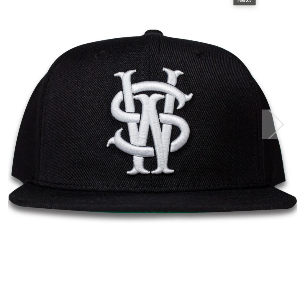 Stay Winning SW Black Snap Back Hat