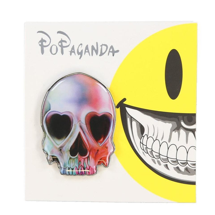 Heart Skull Pin