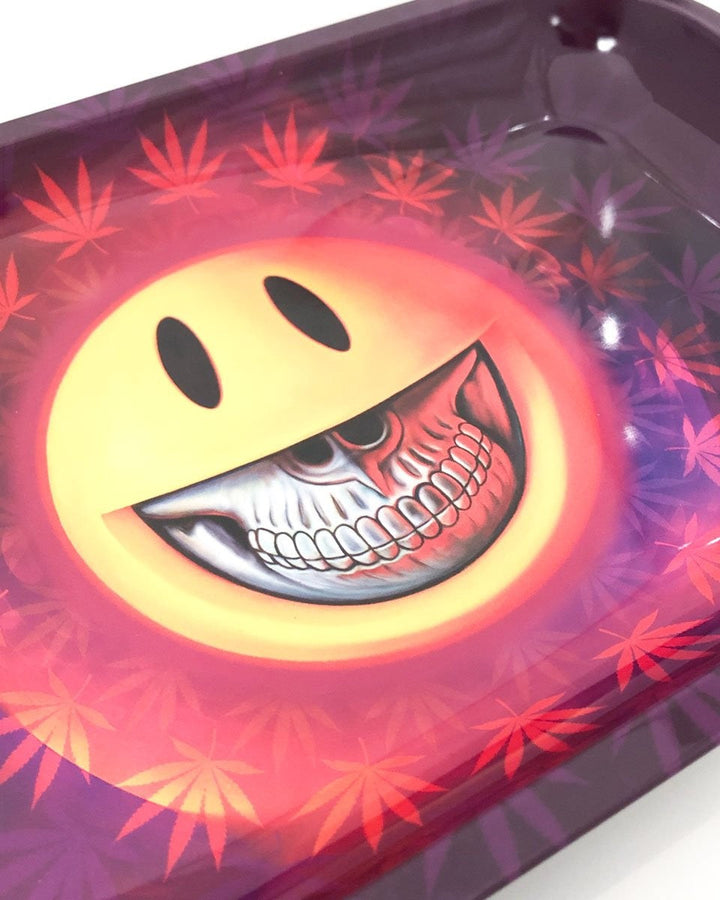 Tin Metal Tray - Grin